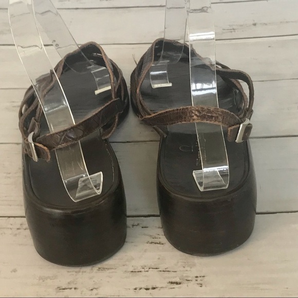 Etienne Aigner Grant Leather Strappy Sandal - Picture 4 of 11
